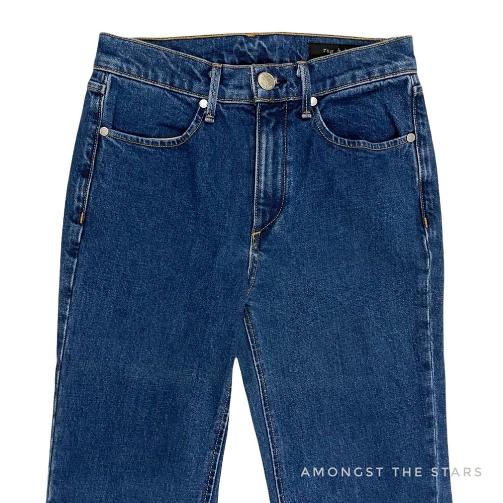 Rag & Bone Dylan Snap Button Wide Leg Cropped Jea… - image 6